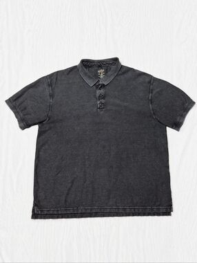 RedHead Men’s Charcoal Grey Polo Shirt 2XL Washed Cotton Classic Casual